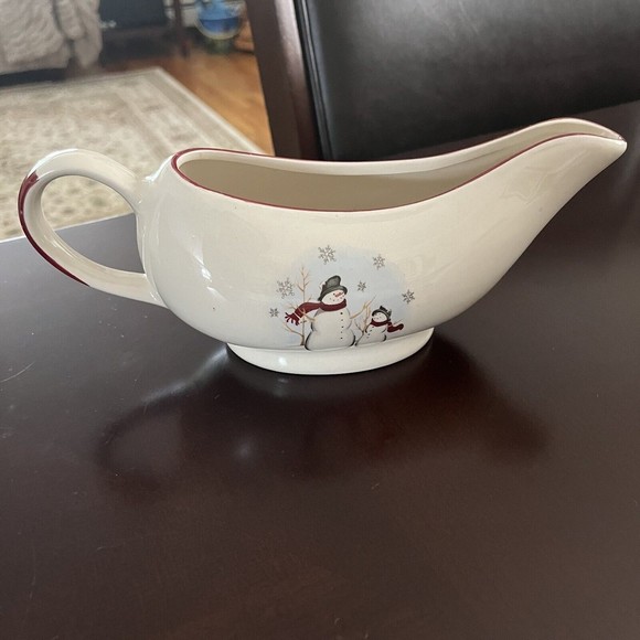 Royal Seasons Snowman Christmas Table Coffee/Dinner Set Holidays 8 pcs - Picture 5 of 12